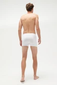 ERDEM İÇ GİYİM Weweus Beyaz Erkek Süper Ince Doğal Bambu Lüks Boxer 1012 thumbnail 7