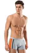 ERDEM İÇ GİYİM Erdem Gri Dubble Line Elastan Boxer 1432 - 1