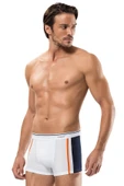ERDEM İÇ GİYİM Erdem Beyaz Dubble Line Elastan Boxer 1432 thumbnail 1