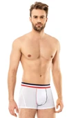 ERDEM İÇ GİYİM Erdem Beyaz Pamuk Elastan Boxer 1444 thumbnail 1