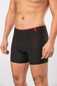 Weweus Siyah Pamuk Elastan Çizgili Boxer 14921 thumbnail 4