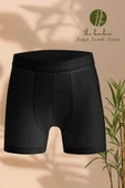 ERDEM İÇ GİYİM Weweus Siyah Erkek Çocuk Süper Ince Doğal Bambu Lüks Boxer 3365 thumbnail 3