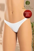 ERDEM İÇ GİYİM Weweus 3'lü Beyaz Süper Ince Doğal Bambu Lüks Tanga 2517 thumbnail 1