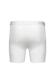 Weweus Beyaz 3'lü Micro Modal Premium Erkek Uzun Boxer 14193 - 5