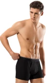 ERDEM İÇ GİYİM Erdem Siyah Pamuk Elastan Klasik Boxer 1445 - 1