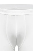 Weweus Beyaz 3'lü Micro Modal Premium Erkek Uzun Boxer 14193 - 6