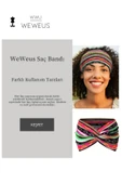 Weweus Renkli Premium Kadın Saç Bandı - 2
