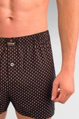 ERDEM İÇ GİYİM Erdem Siyah Baskılı Desenli Penye Boxer 1400YSK thumbnail 4