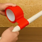 Kırmızı Tamir Bandı 100 mm x 10 mt Çok Amaçlı Güçlü Yapışkanlı Suya Dayanıklı Onarım Yalıtım Bandı thumbnail 3
