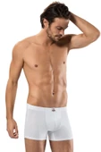 ERDEM İÇ GİYİM Erdem Beyaz Kısa Görünümlü Slim Fit Boxer 1420 thumbnail 1