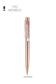 Weweus Rose Bronz Pullu Tasarım Lüks Tükenmez Kalem thumbnail 1