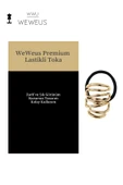 Weweus Kadın Gold Altın Renk Parlak Sarmal Premium Toka - 2