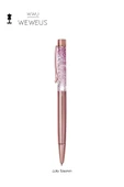 Weweus Rose Pembe Pullu Sulu Tasarım Lüks Tükenmez Kalem thumbnail 1