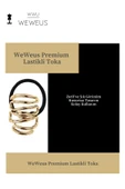 Weweus Kadın Gold Altın Renk Parlak Sarmal Premium Toka - 3