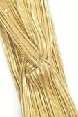 Weweus Parlak Gold Altın Renk Premium Kadın Saç Bandı - 4