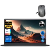 Dell Inspiron 3520 i7 1255U 40GB 1TB M.2 SSD I35201013U ATL50 O/B 15.6" Fdos Taşınabilir Bilgisayar+Mouse thumbnail 1
