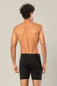 ERDEM İÇ GİYİM Erdem Siyah Pamuk Elastan Uzun Boxer 1416 - 2
