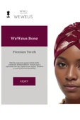 Weweus Bordo Parlak Desen Bone Premium Kadın Bone - 2