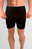 Weweus Siyah Gizli Cepli Erkek Uzun Boxer - 3