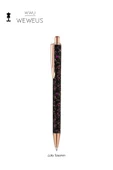 Weweus Siyah Mor Pullu Tasarım Lüks Tükenmez Kalem thumbnail 1