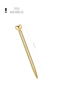 Weweus Gold Kalpli Romantik Lüks Tükenmez Kalem thumbnail 4