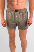 ERDEM İÇ GİYİM Erdem Gri Baskılı Desenli Penye Boxer 1400YINK thumbnail 2