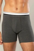 ERDEM İÇ GİYİM Erdem Antrasit Pamuk Elastan Uzun Boxer 1415 thumbnail 1