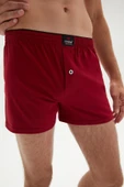 ERDEM İÇ GİYİM Erdem Bordo Penye Boxer 1400 thumbnail 4