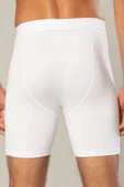 ERDEM İÇ GİYİM Erdem Beyaz Pamuk Elastan Uzun Boxer 1416 - 4