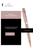 Weweus Rose Bronz Pullu Tasarım Lüks Tükenmez Kalem thumbnail 2