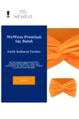 Weweus Kavun İçi Düz Premium Kadın Saç Bandı - 2