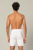 ERDEM İÇ GİYİM Erdem Beyaz Pamuk Elastan Uzun Boxer 1416 - 3
