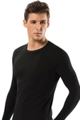 ERDEM İÇ GİYİM Erdem Gri Slim Fit Uzun Kol T-shirt 1123 - 1