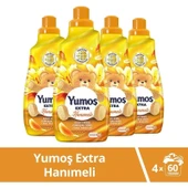 Yumoş Extra Konsantre Çamaşır Yumuşatıcısı Hanımeli 1440 ml 4 Adet Yumoş Hanımeli 1440 thumbnail 1