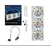 Lian Li UNI FAN SL WIRELESS LCD 3x120mm Beyaz Kasa Fanı thumbnail 4