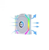 Lian Li UNI FAN SL WIRELESS LCD 1x120mm Beyaz Kasa Fanı thumbnail 2