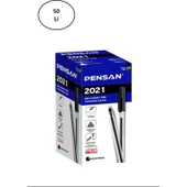Pensan 2021 Siyah Tükenmez Kalem 50 Adet thumbnail 1
