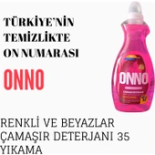 Onno Çamaşır Deterjanı 4 Adet x 35 Yıkama ( 2 Adet Renkli ve Siyahlar + 2 Adet Renkli ve Beyazlar ) thumbnail 2