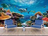 Köpek Balığı ve Mercan Manzaralı Duvar Kağıdı thumbnail 6