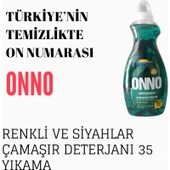 Onno Çamaşır Deterjanı 4 Adet x 35 Yıkama ( 2 Adet Renkli ve Siyahlar + 2 Adet Renkli ve Beyazlar ) thumbnail 3