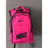 Nike Baskılı Sırt Çantası - Okul Çantası  (Siyah-Yeşil-Pembe) thumbnail 1