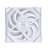Lian Li UNI FAN REVERSE SL WIRELESS LCD 1x120mm Beyaz Kasa Fanı thumbnail 4