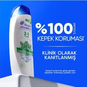 Head&Shoulders Mentol Ferahlığı 2'si 1 Arada Şampuan 330 ml 5'li Set thumbnail 5