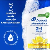 Head&Shoulders Head & Shoulders  Şampuan Limon Ferahlığı 2in1 330 Ml X3adet thumbnail 7