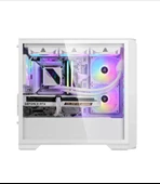 SEGOTEP Radiant Beyaz 750W 80+ Bronze Midi Tower Kasa (Rainbow Fan) thumbnail 3