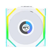 Lian Li UNI FAN REVERSE SL WIRELESS LCD 1x120mm Beyaz Kasa Fanı thumbnail 1
