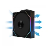 Lian Li UNI FAN TL WIRELESS 3x120mm Siyah Kasa Fanı thumbnail 3