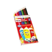 Fatih Boya Kalemi Seti ( 12 Renk Kuru Boya + 12 Renk Pastel Boya + 21 Renk Sulu Boya ) thumbnail 3