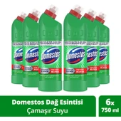 Domestos Yoğun Kıvamlı Çamaşır Suyu Maksimum Hijyen Dağ Esintisi 750 mlX6 thumbnail 1
