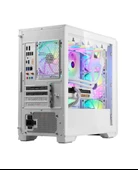 SEGOTEP Radiant Beyaz 750W 80+ Bronze Midi Tower Kasa (Rainbow Fan) thumbnail 4